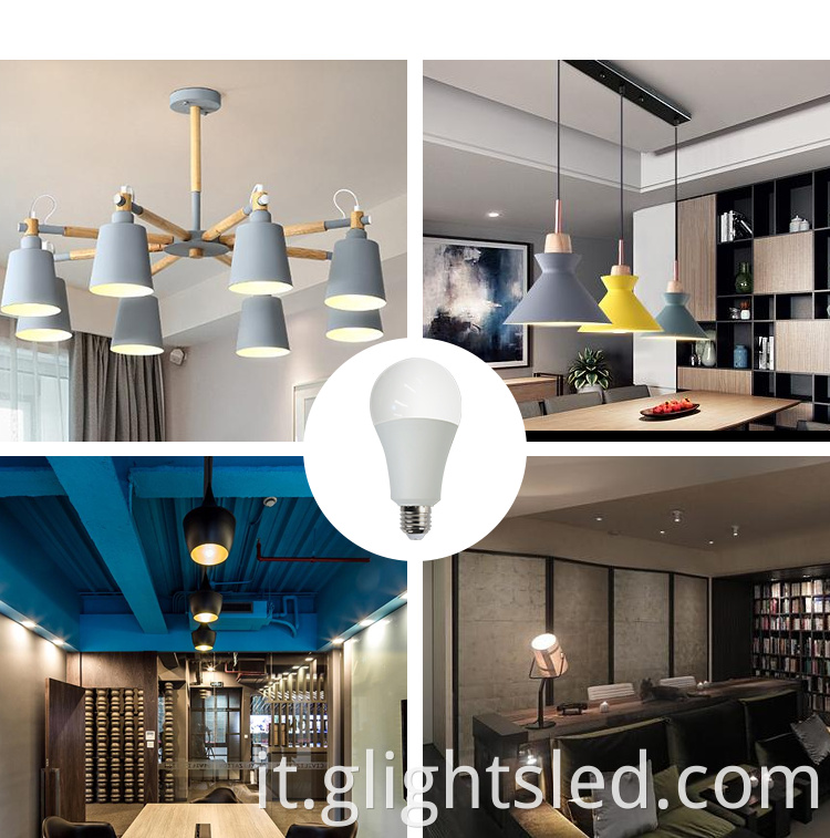 Vendita diretta in fabbrica Facile installazione Indoor Office Home B22 3 5 7 9 12 15 18 Lampadina a led da 24 Watt